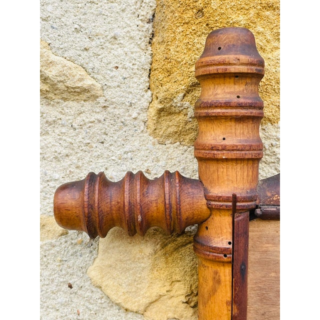 French Faux Bamboo and Turned Wood Mirror, 1900s For Sale - Image 17 of 18