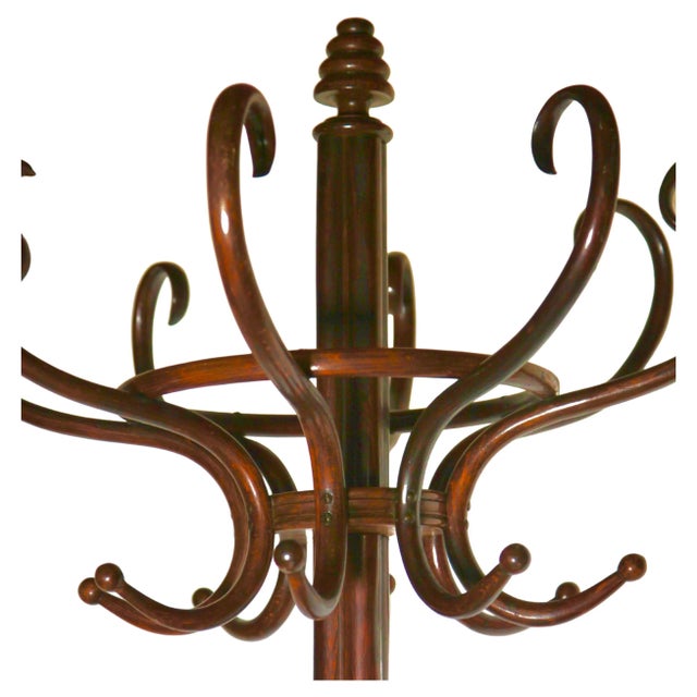 Large Art Nouveau Bentwood Coat or Umbrella Rack from Thonet, Vienna, 1879-1887 For Sale - Image 3 of 9