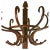 Large Art Nouveau Bentwood Coat or Umbrella Rack from Thonet, Vienna, 1879-1887 For Sale - Image 3 of 9
