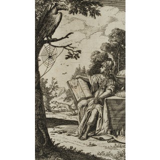 J. Meyer, Symbol of the Head, Researching Minerva, 17th-Century, Etching For Sale