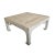 Farmhouse Vintage White Square Ming Farmhouse Coffee Table For Sale - Image 3 of 8