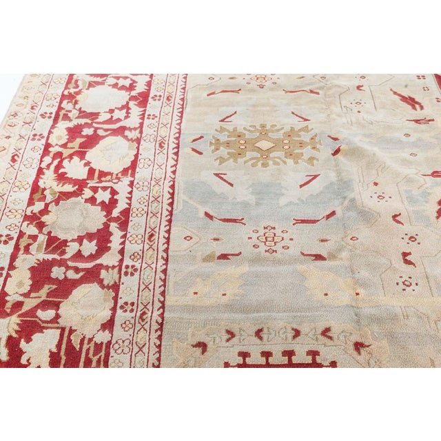 Textile High-quality Early 20th Century Indian Agra Rug For Sale - Image 7 of 10