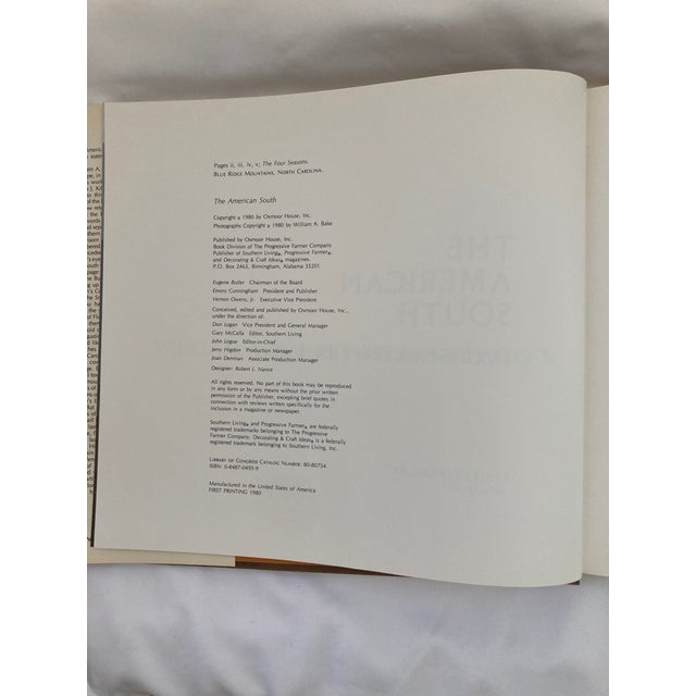 Illustration The American South / a Vintage Oversized Coffee Table Book / 1980 For Sale - Image 3 of 11