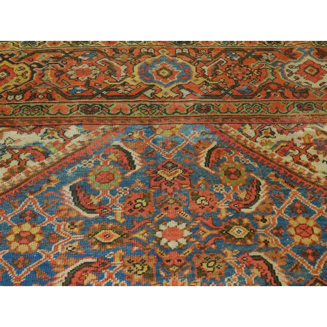 Antique Persian Rug. 8'10"x 13' For Sale - Image 4 of 11