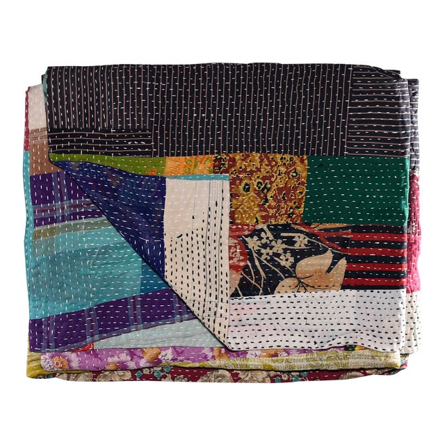 Kantha Blanket Chairish