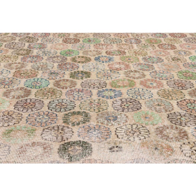 Mid 20th Century Zeki Muren Vintage Turkish Sivas Rug, 05'05 X 09'06 For Sale - Image 5 of 10
