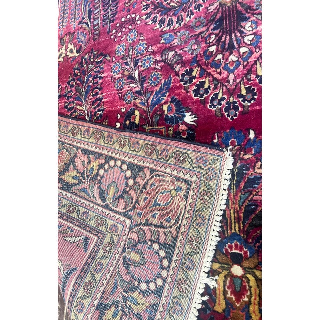 Antique Persian Sarouk Rug For Sale - Image 9 of 10
