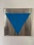 A 1960s artwork featuring a geometric composition painted directly onto a steel sheet—characterized by the clean, rigorous...