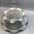 Here is an unusual Dorothy Thorpe style silver fade 2 tiered cake tray with chrome plated center handle. Very unusual with...