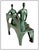 This piece, which is of impressive craftsmanship and size, measuring approximately 15.5" high x 7" x 13", has been listed...