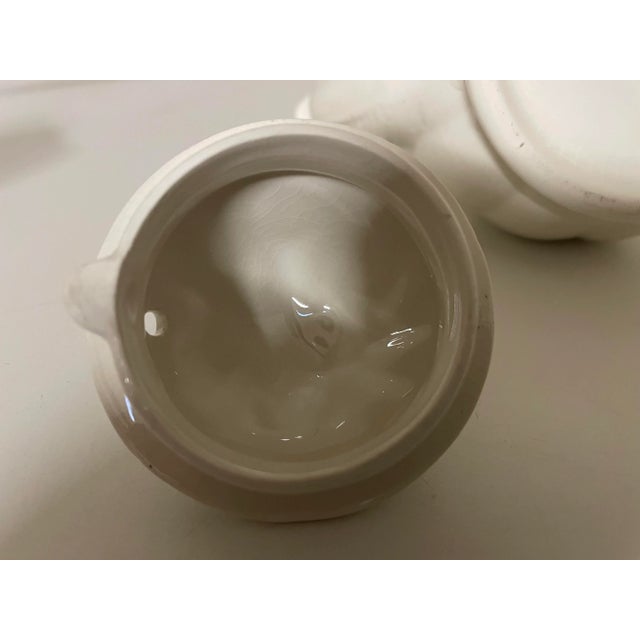 White English Ironstone Coffee Pot Vintage For Sale - Image 8 of 8