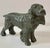 Handsome Vintage Bronze or Pewter Cocker Spaniel Dog Sculpture Desk Art Paperweight For Sale - Image 4 of 7