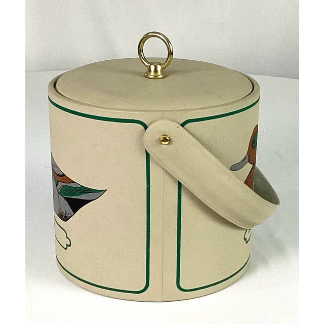 Mid-Century Modern Circa 1970 Vintage Georges Briard Ducks Ice Bucket For Sale - Image 3 of 9