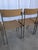 Vintage Industrial School Chairs in Brown Fabric with Black Metal Bases, 1970s, Set of 6 For Sale - Image 13 of 18