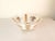 Mid 20th Century Vintage White and Gold Punch Bowl For Sale - Image 5 of 5