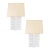 Vintage Large Bauer Clearlite Lucite Lamps - a Pair For Sale