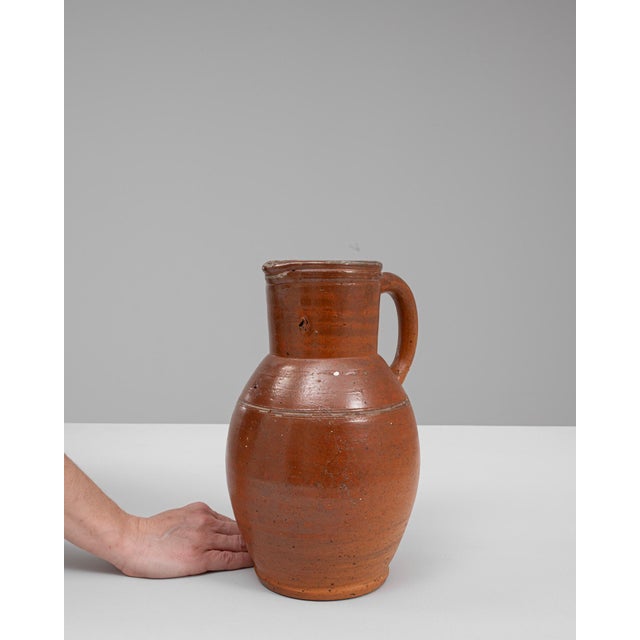 Mid 20th Century 20th Century Belgian Ceramic Jug For Sale - Image 5 of 18
