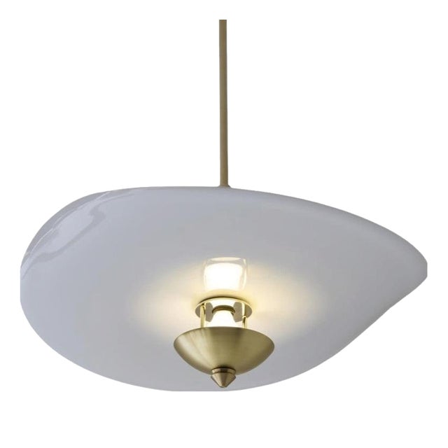 Curve Echappée Glass Pendant Lamp by Jennifer Midoz For Sale