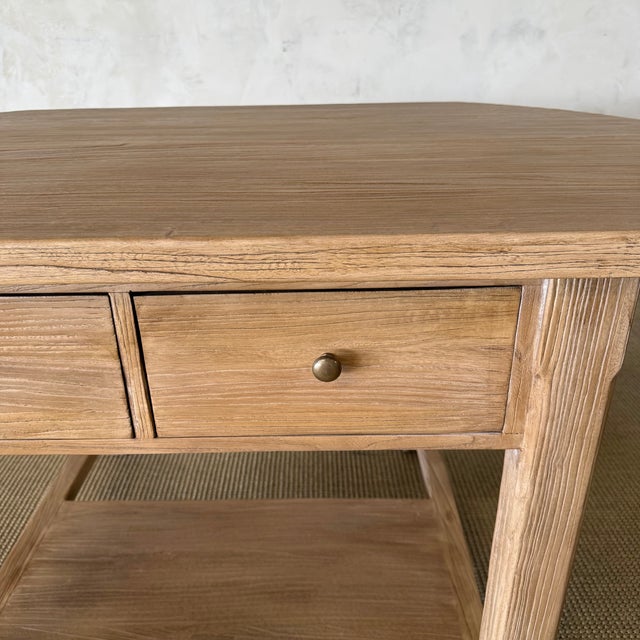 Wood Laguna Elm Wood Island - Small For Sale - Image 7 of 16