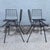 Mid-Century Modern Black Wire Side Chairs Designed by John Keal for Pacific Iron - Set of 4 For Sale In West Palm - Image 6 of 11