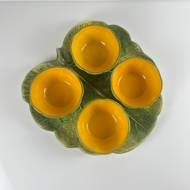 Melon Service in Earthenware for 4 People, 20th Century, 1970s For Sale - Image 9 of 13