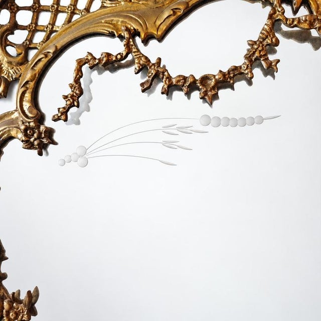 Louis XV Bronze Mirror For Sale - Image 5 of 9