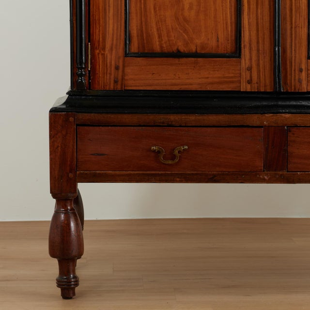 Brown Antique Ceylonese Colonial Cupboard For Sale - Image 8 of 16
