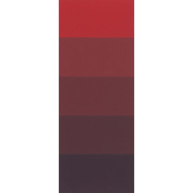 Minimalism Josef Albers 1963 "Interaction of Color" Folder Xx-1 Left Side Silkscreen Print For Sale - Image 3 of 7