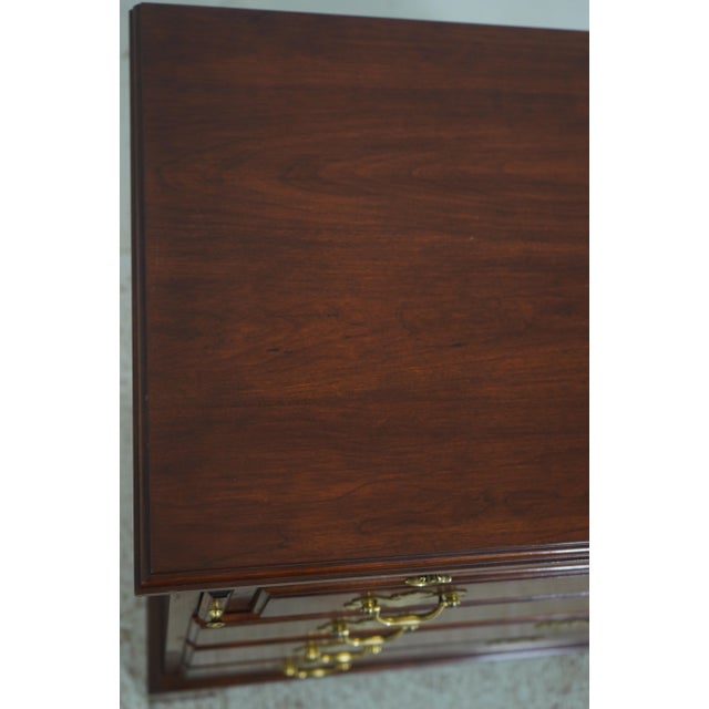 Wood Henkel Harris Cherry Model 2401 Bachelor Chest For Sale - Image 7 of 18