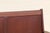 1970s Sculptural Brown Leather Sofa With Solid Wood Frame, Modernist Postmodern Lounge Couch Design For Sale - Image 17 of 18