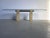 Metal Large Vintage Travertine Dining Table from Artedi, 1970s For Sale - Image 7 of 12