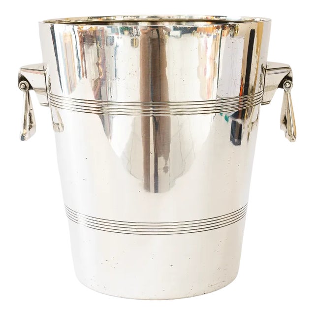 Vintage Silvered Champagne Bucket, 1920s For Sale