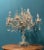 Large Crystal Candelabra Table Lamp, 1960s For Sale - Image 13 of 13