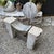 20th Century Brutalist Modernist Concrete and Metal Lounge Chairs For Sale - Image 15 of 18