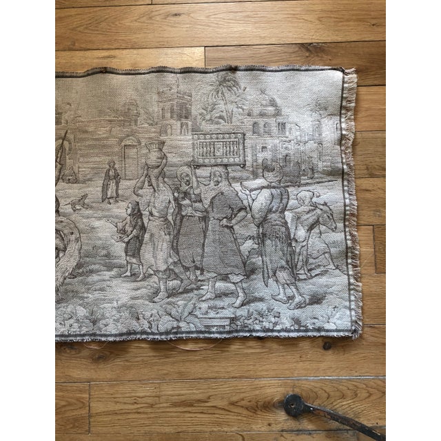 1970s Moroccan Aubusson Tapestry Textile / Art For Sale - Image 6 of 18