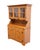 ETHAN ALLEN Heirloom Nutmeg Maple Colonial Early American 47" Buffet w. China Hutch 10-6018 / 10-6036 Overall: 69.5" High...
