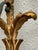 Mid 20th Century Mid 20th Century Italian Gilt Metal Laurel Wreath Candelabra Sconces, Pair For Sale - Image 5 of 12