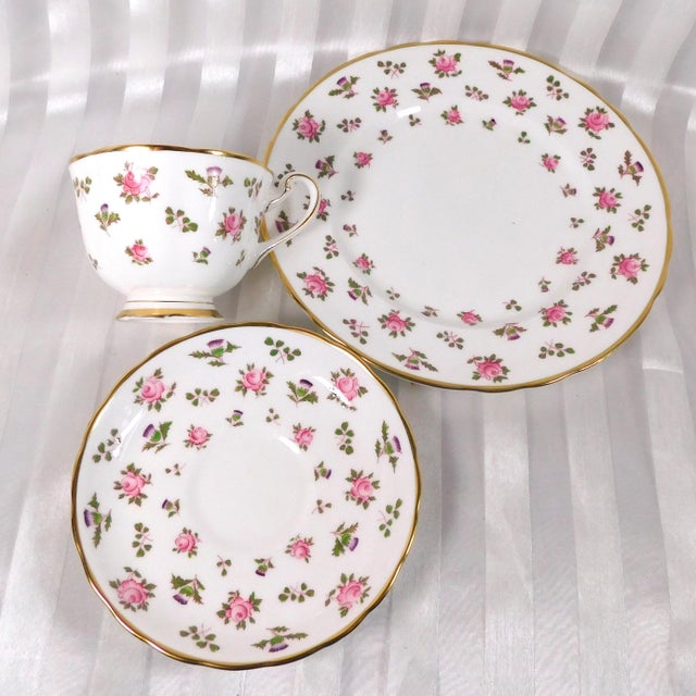 1940s 1940s oyal Chelsea 3-Piece Luncheon Set in Britannia For Sale - Image 5 of 9