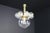Mid-20th Century Chandelier with Brass Fixture and Hand-Blown Glass Globes, 1960s For Sale - Image 6 of 11