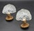 Art Deco Set of 2 Wall Light Trasparent Murano Glass Leave by Barovier E Toso, 1950s For Sale - Image 3 of 15