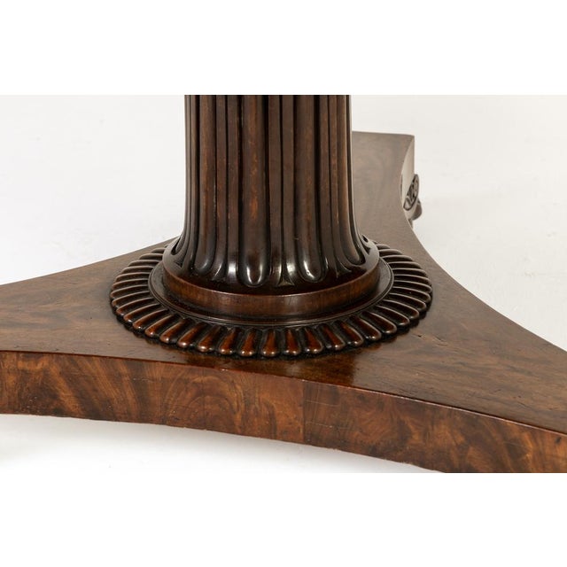Large 19th Century English Regency Mahogany Centre Table For Sale - Image 6 of 12