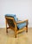 1970s Vintage Lounge Chair in Sea Blue by Z. Bączyk For Sale - Image 5 of 13
