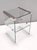 Vintage Tempered Glass and Steel Side Table by Gallotti & Radice, 1970s For Sale - Image 9 of 9