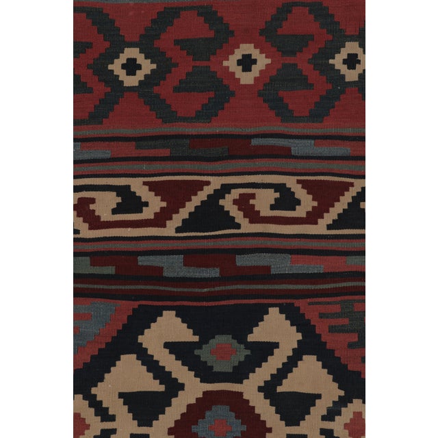 Vintage Persian Kilim, Tribal Runner Rug With Ancient Motifs - Rug & Kilim For Sale In New York - Image 6 of 7
