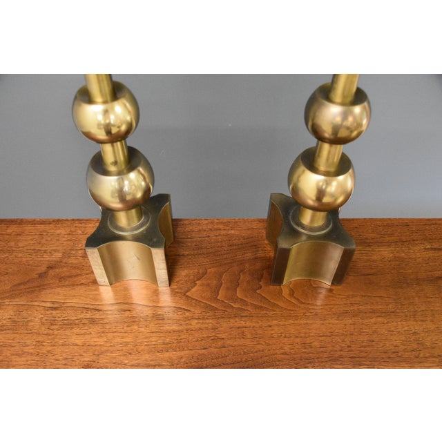 Stiffel 1970s Brass Table Lamps by Stiffel - A Pair For Sale - Image 4 of 6