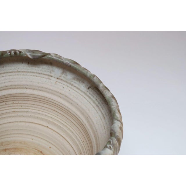 Vintage Ceramic Planter Vase in Pale Pink Matte Glaze by Deanna Nichols For Sale - Image 15 of 18