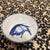 Vintage Hand-Painted Blue & White Porcelain Koi Carp Fish Sauce Dish For Sale - Image 4 of 4