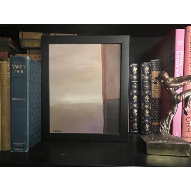 Mid Century Abstract Modern Painting by F. Brown For Sale - Image 4 of 11