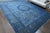 1970s Vintage Persian Handmade Wool Cotton Blue Area Rug For Sale - Image 9 of 11