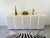 Vintage 1980s Post Modern Sculpted Front 5 Door Credenza Cabinet Hollywood Regency / Modern Style For Sale - Image 12 of 15